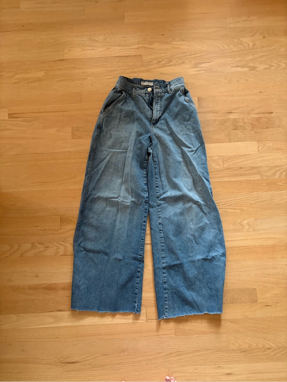 Wide Leg Jeans in Blue
